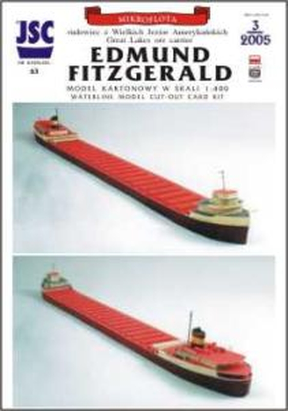 Plan Cargo Vessel Edmund Fitzgerald - JSC